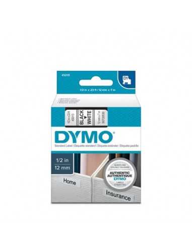 Nastro per etichettatrici Dymo D1 12 mm x 7 m nero/bianco S0720530