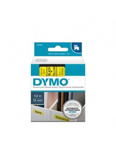 Nastro per etichettatrici Dymo D1 12 mm x 7 m nero/giallo S0720580