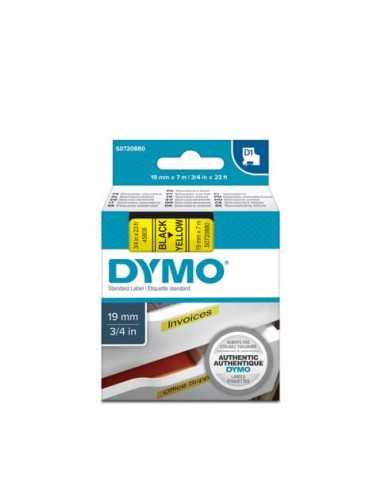 Nastro per etichettatrici Dymo D1 19 mm x 7 m nero/giallo S0720880