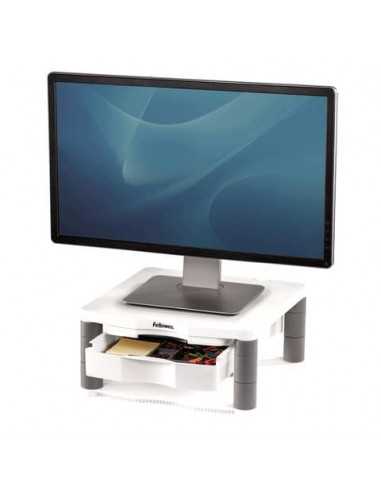 Supporto FELLOWES Premium Plus per monitor plastica riciclata grigio 34