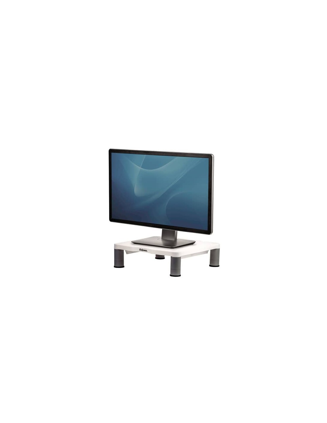 Supporto FELLOWES per monitor standard plastica riciclata grigio 10x33x34  cm 91712