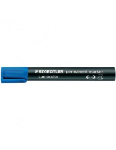 Marcatore permanente punta tonda Staedtler Lumocolor permanent marker 352 2 mm blu - 352-3