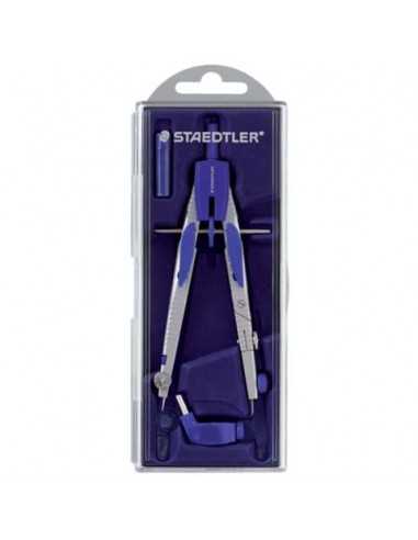 Compasso scolastico a frizione Staedtler Mars 553 argento/blu 553 01