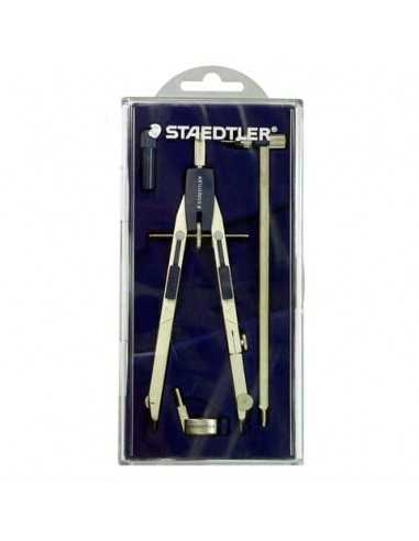 Compasso a frizione Staedtler Frizion 557 nichel e blu 557 02SK-I