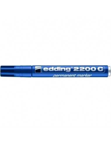 Marcatore permanente edding 2200 C punta scalpello 1-5 mm blu 4-2200C003