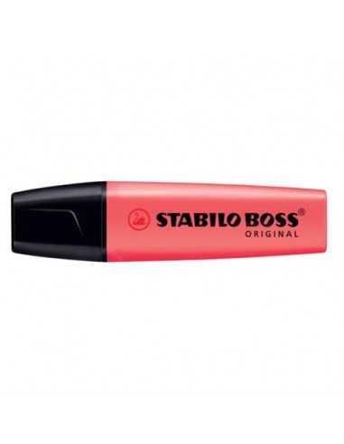 Evidenziatore Stabilo Boss Original 2-5 mm rosso 70/40