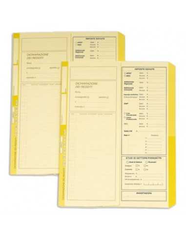 Cartelline a 2 lembi 4Pro A4 in carta di cellulosa 225 g/m² dorso 2 cm giallo conf. da 50 pezzi - 4175 02