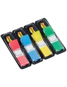 Segnapagina removibili Post-it® Index Mini con dispenser blu