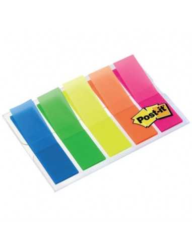 Segnapagina removibili Post-it® Index Mini full color con dispenser fluo assortiti Confezione da 100 - 683-HF5EU