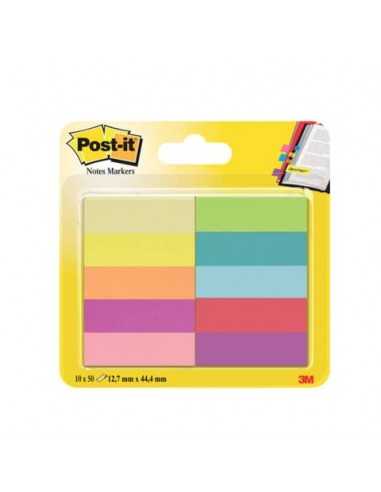 Segnapagina removibili in carta Post-it® Notes Markers assortiti 10 blocchetti da 50 fogli - 670-10AB-EU