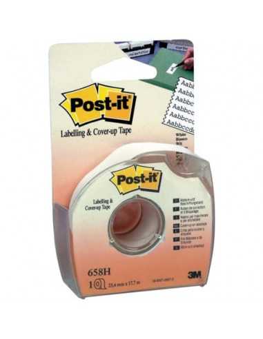 Nastro adesivo per correzione Post-it® Cover Up in carta removibile 8 righe - 658H