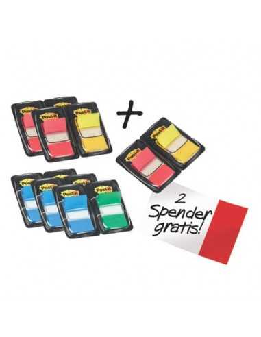 Segnapagina Post-it® Index 680 assortiti classici Value Pack 10+2 GRATIS - 680-P10+2