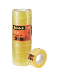 Nastro adesivo Scotch® 508 19 mm x 33 m trasparente torre da 8 rotoli - 508