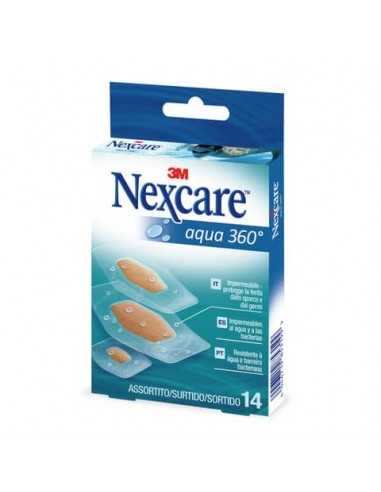 Cerotti Nexcare™ Aqua 360° assortiti in 3 misure impermeabili assortiti Conf. 14 cerotti - N1214ASD02