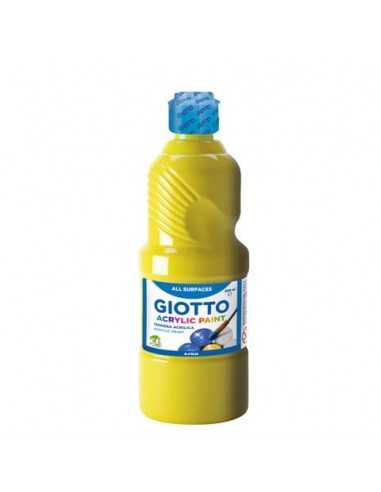 Tempera a base acrilica GIOTTO Acrylic Paint flacone 500 ml giallo 533702