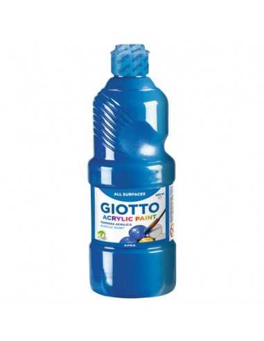 Tempera a base acrilica GIOTTO Acrylic Paint flacone 500 ml cyan 533715