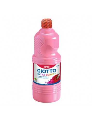 Tempera a base d'acqua GIOTTO Extra Quality flacone 1 lt rosa 533406