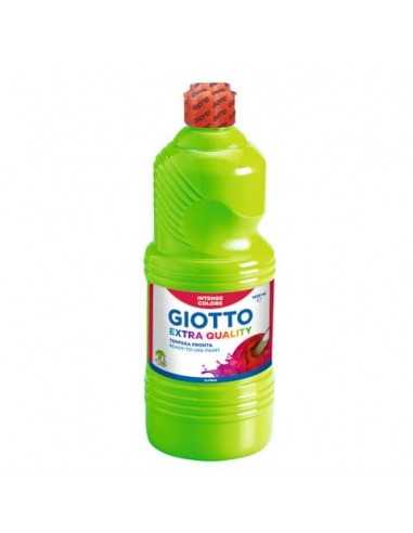 Tempera a base d'acqua GIOTTO Extra Quality flacone 1 lt verde cinabro 533411