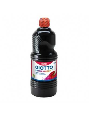 Tempera a base d'acqua GIOTTO Extra Quality flacone 1 lt nero 533424