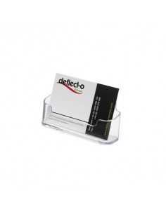 Portabiglietti da visita Durable BUSINESS CARD BOX DUO alluminio argento  metallizz. fino a 10 biglietti