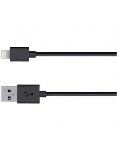 Cavo di ricarica e sincronizzazione Media Range USB 2.0/Apple Lightning 1m nero - MRCS137