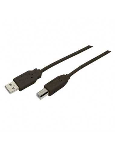 Cavo di collegamento Media Range USB 2.0 A/B nero 3 m MRCS103