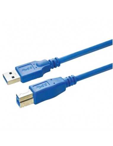 Cavo di collegamento Media Range USB 3.0 AM/BM blu MRCS144