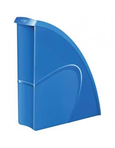 Portariviste CepPro Gloss CEP in polistirene utilizzabile in formato vert. e orizz. blu oceano - 1006740351