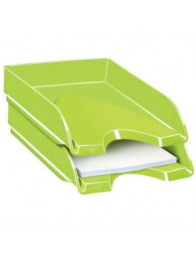 Vaschetta portacorrispondenza CepPro Gloss CEP in polistirolo impilabile verde anice - 1002000301