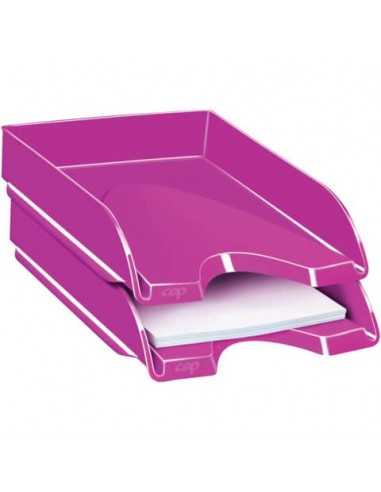 Vaschetta portacorrispondenza CepPro Gloss CEP in polistirene impilabile rosa 1002000371