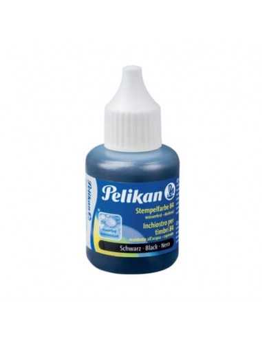 Inchiostro per timbri idrorepellente Pelikan tipo 84 flacone 30 ml nero 351460