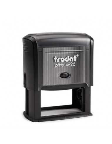 Timbro autoinchiostrante Trodat PRINTY 4926 in plastica 75x38 mm nero 45218