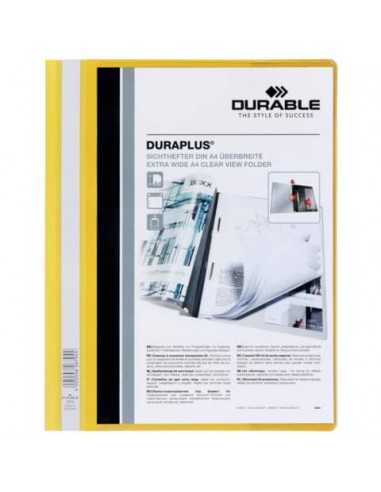 Cartellina ad aghi DURABLE DURAPLUS® A4 giallo 257904