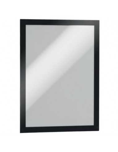 Cornici con pannello magnetico DURABLE DURAFRAME® A4 nero 236x323mm conf. 2 - 487201