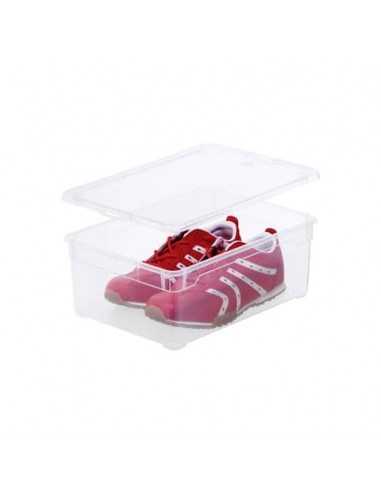 Contenitore Rotho Clear Box in PPL 10 L impilabile 36x26x14 cm trasparente F707804