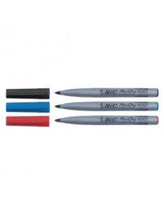 Marcatore permanente BIC Marking Pocket 1445 punta conica 1 mm blu 8209012