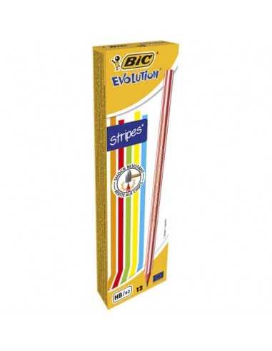 Matita BIC Evolution Stripes HB 918487