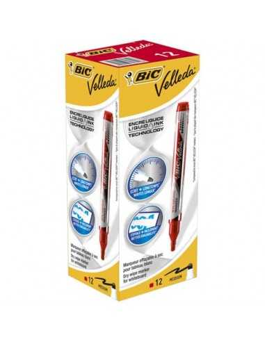 Marcatore per lavagne bianche BIC Velleda Liquid Ink Pocket punta conica 4