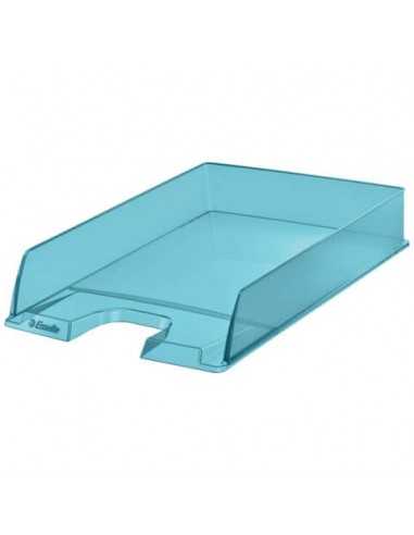 Vaschetta portacorrispondenza Esselte Colour'Ice polistirolo A4 blu trasparente - 626274