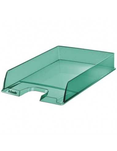 Vaschetta portacorrispondenza Esselte Colour'Ice polistirolo A4 verde trasparente - 626275