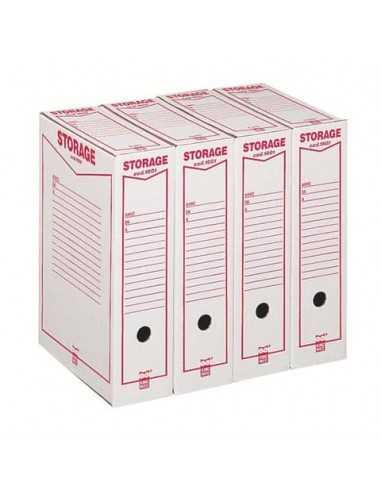 Scatola archivio King Mec Storage A4 9x33x23 cm bianco 160100