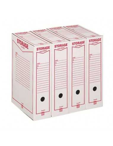 Scatola archivio King Mec Storage Legale 9x37x26 cm bianco 160200