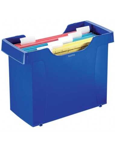 Portacartelle sospese Leitz Mini File Plus in polistirolo A4 blu 19930335