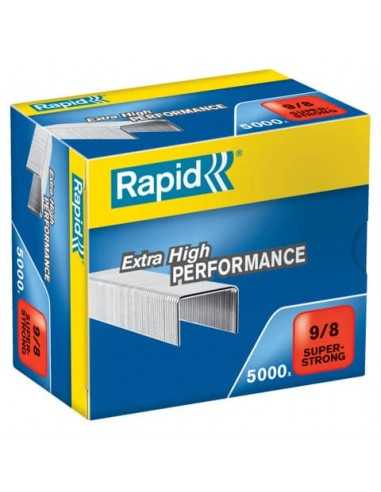 Punti metallici Rapid Super Strong 9/8 conf. da 5000 - 24871000