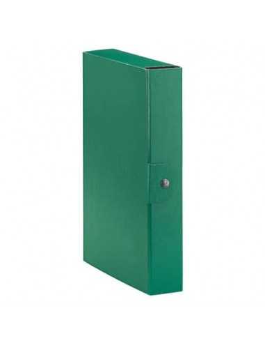 Cartelle portaprogetti Esselte C26 EUROBOX dorso 6 cm presspan biverniciato verde - 390326180