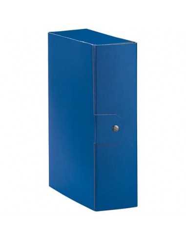 Cartelle portaprogetti Esselte C30 EUROBOX dorso 10 cm presspan biverniciato blu - 390330050