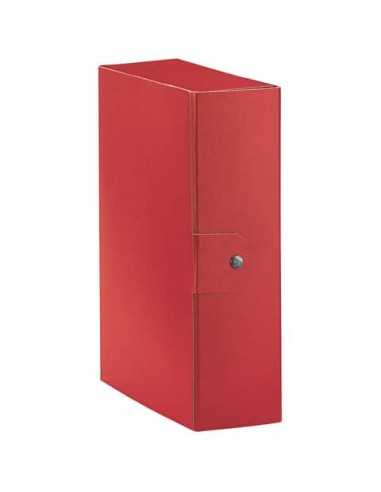 Cartella portaprogetti Esselte C30 EUROBOX dorso 10 cm presspan biverniciato rosso - 390330160