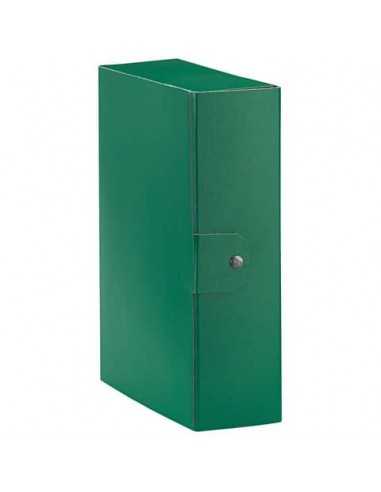 Cartella portaprogetti Esselte C30 EUROBOX dorso 10 cm presspan biverniciato verde - 390330180