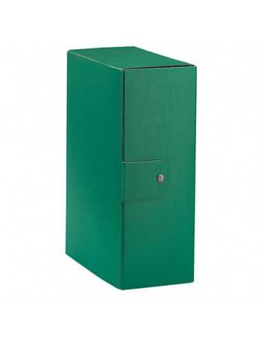 Cartella portaprogetti Esselte C32 EUROBOX dorso 12 cm presspan biverniciato verde - 390332180