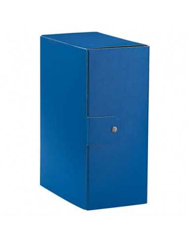 Cartella portaprogetti Esselte C35 EUROBOX 25x35 cm - dorso 15 cm presspan biverniciato blu -390335050